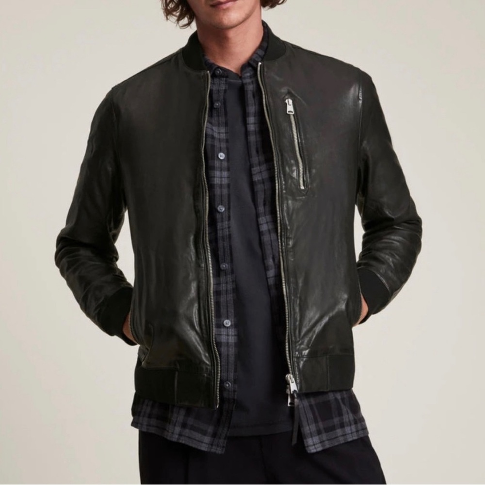 All Saints Boyton Bomber Jacket- Medium
